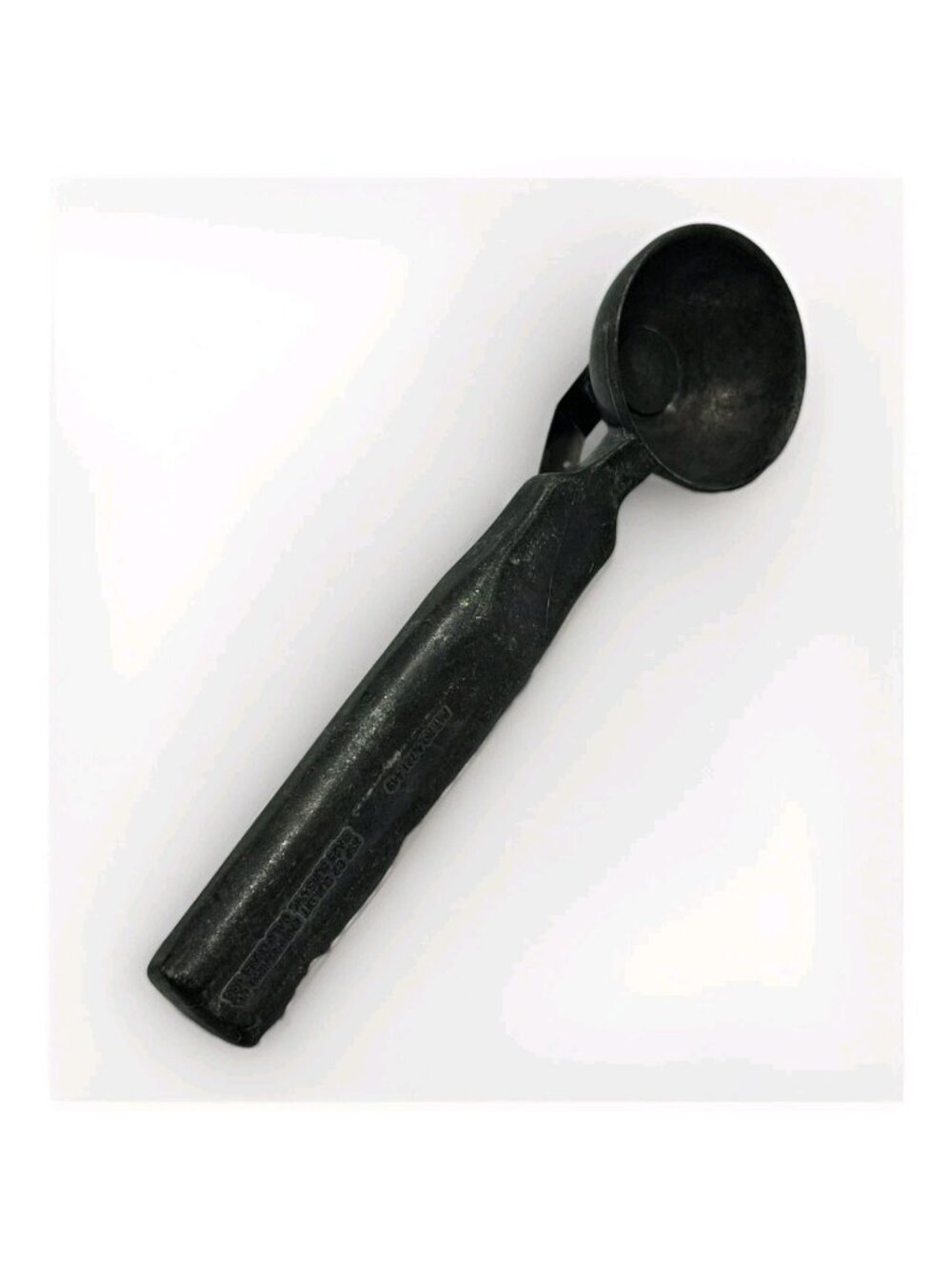 VTG Baskin Robbins Ice Cream Scoop Aluminum 31 - Metal - Gray-Push Button
